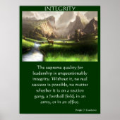 Rivierdal hert majestueuze bergINTEGRITY Poster (Voorkant)