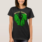 Rivierdans, Ierse dans, Groene klaver/shamrock T-shirt (Voorkant)