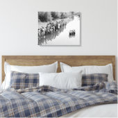 Rivierdoop, 1940 canvas afdruk (Insitu (Slaapkamer))