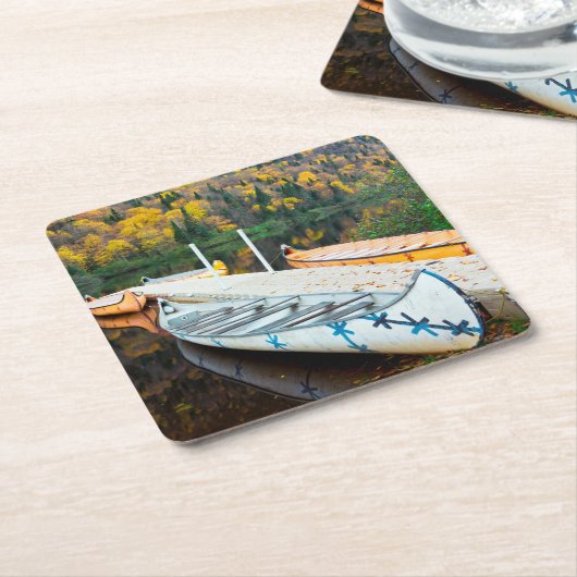 Rivière Jacques-Cartier | Rabaskas Dock Kartonnen Onderzetters (Schuin)