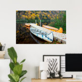 Rivière Jacques-Cartier | Rabaskas Dock Poster (Thuiskantoor)