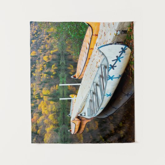 Rivière Jacques-Cartier | Rabaskas Dock Wandkleed (Voorkant)