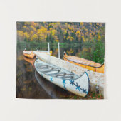 Rivière Jacques-Cartier | Rabaskas Dock Wandkleed (Voorkant (horizontaal))