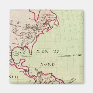 Rivieren en bergen van Noord- en Zuid-Amerika Magneet