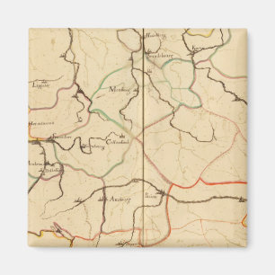 Rivieren en Valleys van Duitsland Magneet