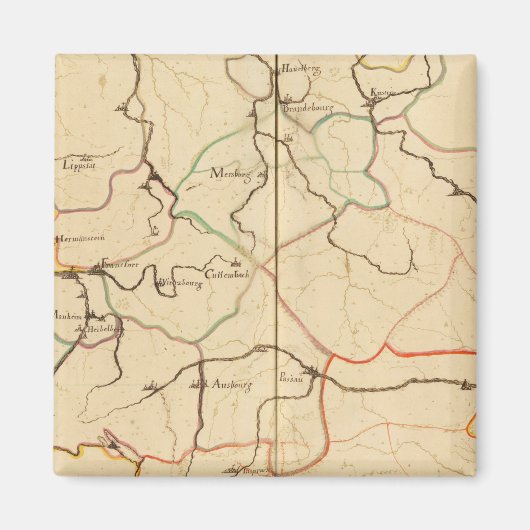 Rivieren en Valleys van Duitsland Magneet (Voorkant)