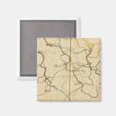 Rivieren en Valleys van Duitsland Magneet (Voorkant / Achterkant)