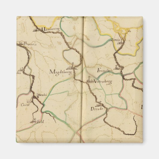 Rivieren en Valleys van Duitsland Magneet (Voorkant)