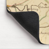 Rivieren en Valleys van Duitsland Muismat (Hoek)