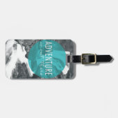 Rivieren | Het avontuur is buiten Citaat Bagagelabel (Voorkant horizontaal)