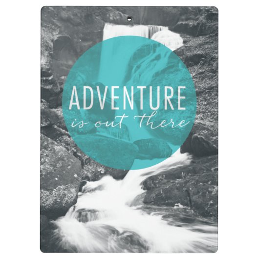 Rivieren | Het avontuur is buiten Citaat Klembord (Achterkant)