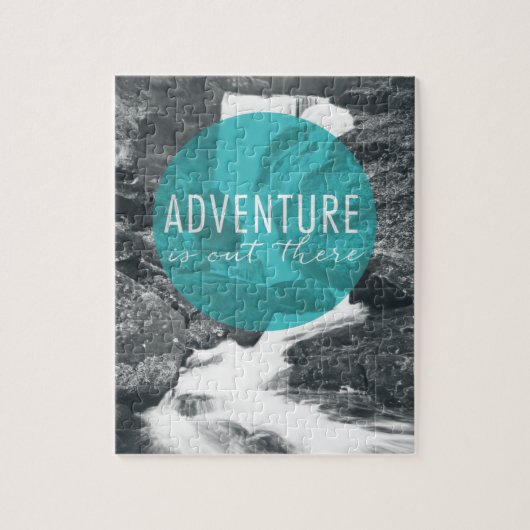 Rivieren | Het avontuur is buiten Citaat Legpuzzel (Verticaal)