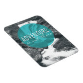 Rivieren | Het avontuur is buiten citaat Magneet (Rechterzijde)