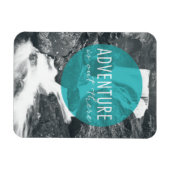 Rivieren | Het avontuur is buiten citaat Magneet (Horizontaal)