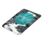 Rivieren | Het avontuur is buiten citaat Magneet (Linkerzijde)