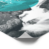 Rivieren | Het avontuur is buiten citaat Poster (Hoek)