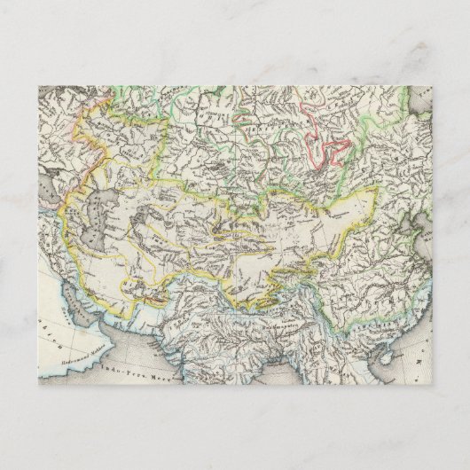 Rivieren in Azië Briefkaart (Voorkant)