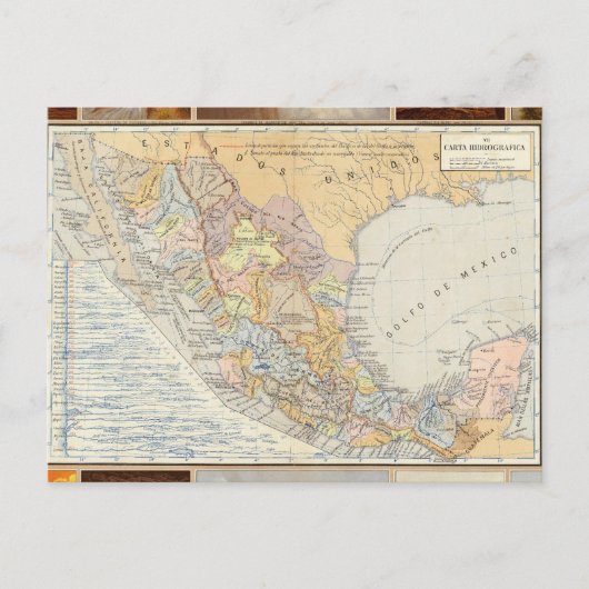 Rivieren in Mexico Briefkaart (Voorkant)