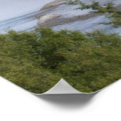 Rivieren lopen door een laaglandgedeelte van Jaspe Poster (Hoek)