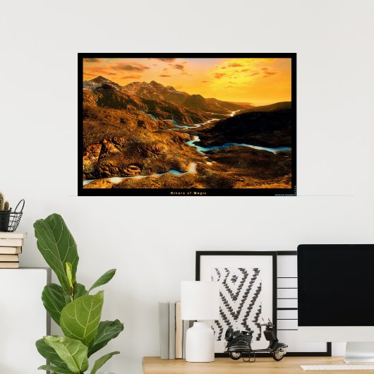 Rivieren van de Magische Poster (Thuiskantoor)