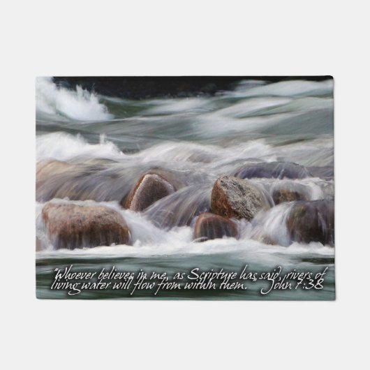 Rivieren van het Inspirerend van de levende watere Deurmat (Voorkant)