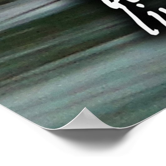 Rivieren van het Inspirerend van de levende watere Poster (Hoek)