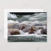 Rivieren van het Inspirerend van het levende water Briefkaart (Voorkant / Achterkant)