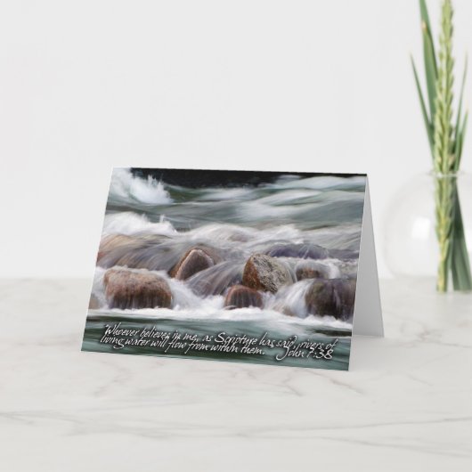 Rivieren van het Inspirerend van het levende water Kaart (Voorkant)