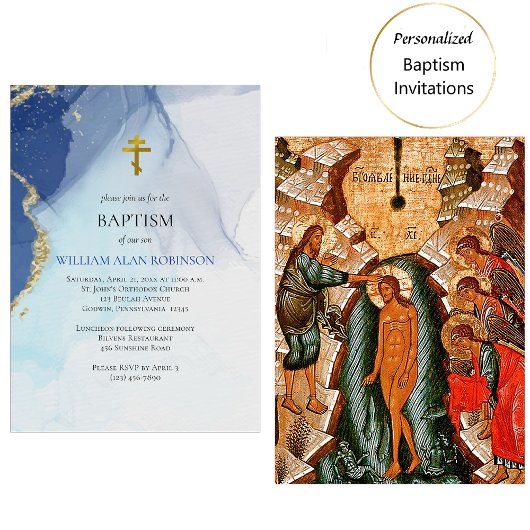 Rivieren van het Levende Water Orthodox Christelij Kaart