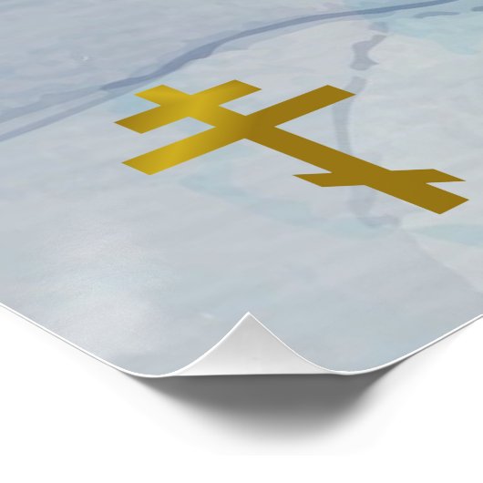 Rivieren van het Levende Water Orthodox Christelij Perfect Poster (Hoek)