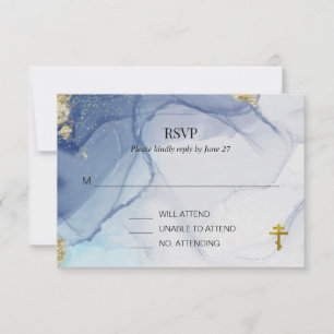 Rivieren van het Levende Water Orthodox Christelij RSVP Kaartje
