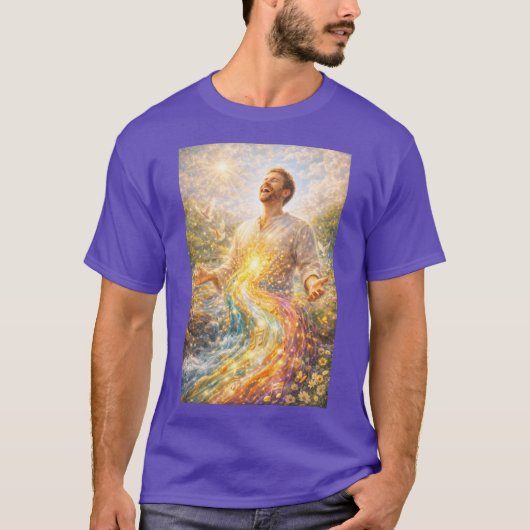 Rivieren van levend water stromend T-Shirt (Voorkant)