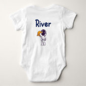 Rivierenhemd Romper (Achterkant)