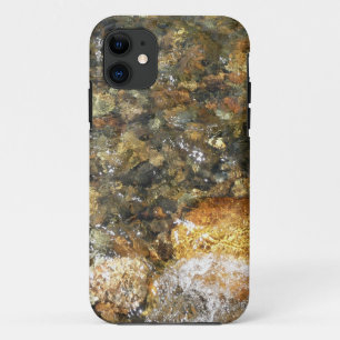 Riviergeërode Kiezels Bruin en Grijs Natuurlijk Ab iPhone 11 Hoesje