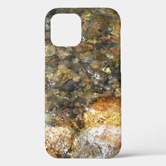 Riviergeërode Kiezels Bruin en Grijs Natuurlijk Ab Case-Mate iPhone Case (Achterkant)