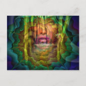 riviergodin briefkaart (Voorkant)