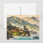 Rivierkaart Californië massa mailing briefkaarten (Voorkant / Achterkant)
