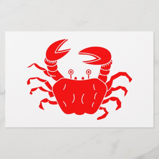 Rivierkrab Briefpapier (Voorkant)