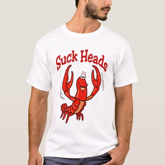 rivierkreeft Cartoon (Cajun rivierkreeft) T-shirt (Voorkant)