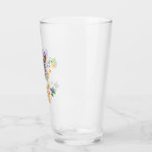 Rivierkreeft Fleur de lis Mardi Gras Glas (Links)