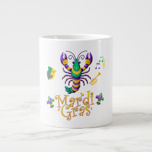 Rivierkreeft Fleur de lis Mardi Gras Grote Koffiekop