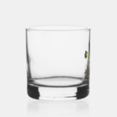Rivierkreeft Fleur de lis Mardi Gras Whisky Glas (Links)