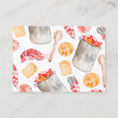 Rivierkreeft kook babyshower luier verloting kaart (Achterkant)