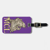 Rivierkreeft Liefde Louisiana Bagage Labels Monogr (Voorkant horizontaal)