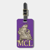 Rivierkreeft Liefde Louisiana Bagage Labels Monogr (Voorkant verticaal)