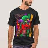 Rivierkreeft Mardi Gras Carnaval Viering T-shirt (Voorkant)