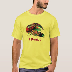 Rivierkreeft, rivierkreeft Kook tekst toevoegen T-shirt