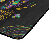 Rivierkreeft/trompet/masker/fleur de lis Mardi Gra Snijplank (Hoek)