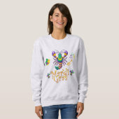 Rivierkreeft/trompet/masker/fleur de lis Mardi Gra Trui (Voorkant volledig)