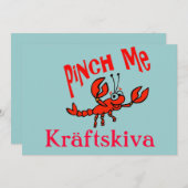 Rivierkreeftenfeest, Kräftskiva, Scandinavië Kaart (Voorkant / Achterkant)